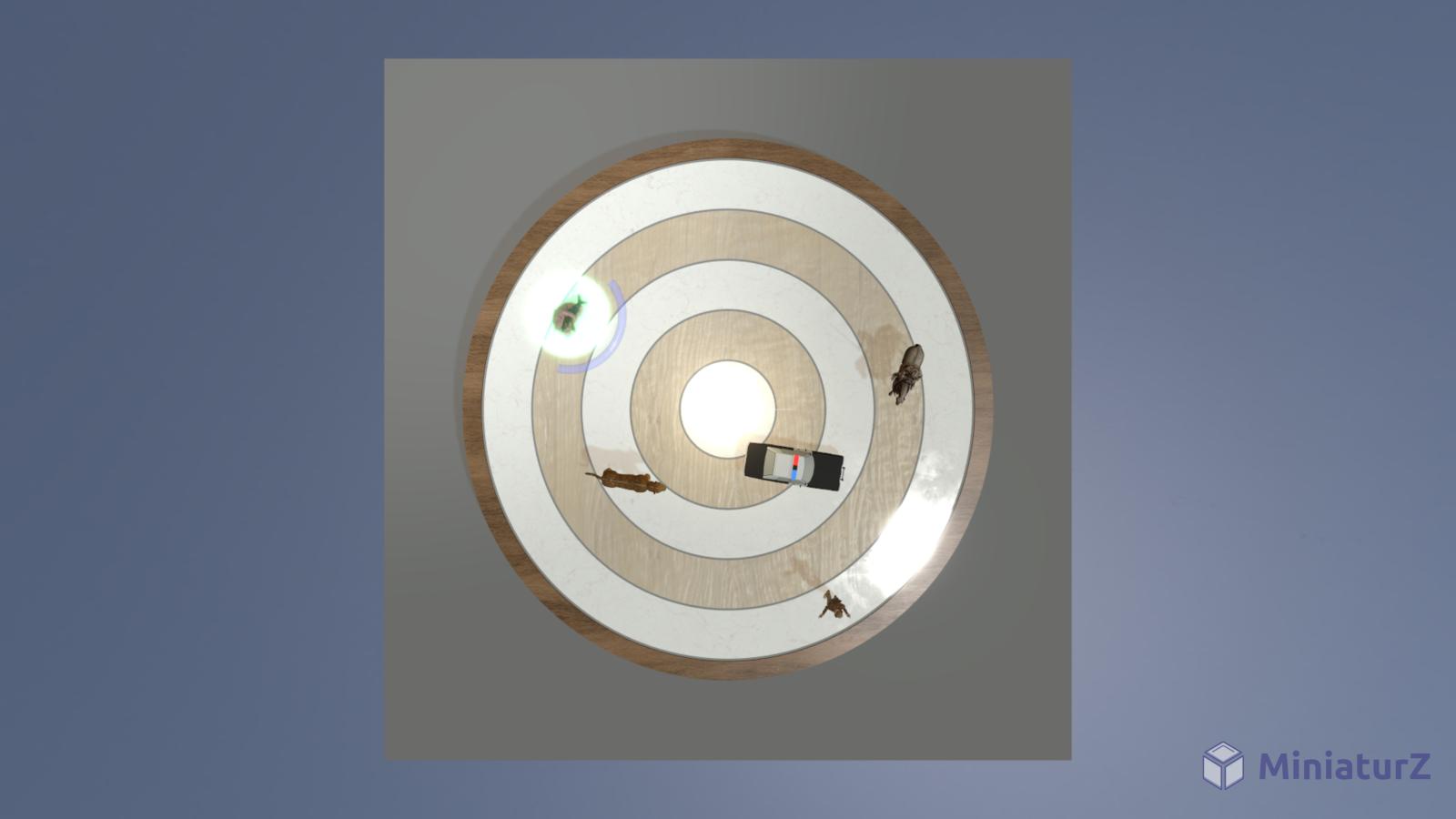 Top-down view